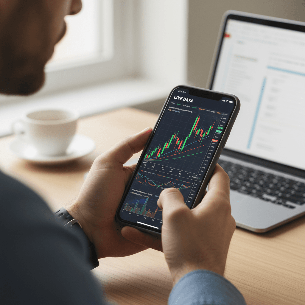 Mobile notification displaying market prediction alert
